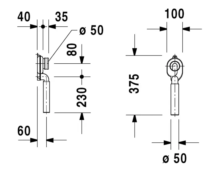 Duravit - Equipment and accessories - Közületi kiegészítők - 0051110000 – 2. kép