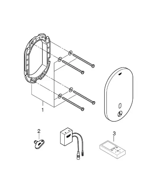 Grohe - Eurosmart Cosmopolitan E Bluetooth - Közületi kiegészítők - 36415000 – 3. kép