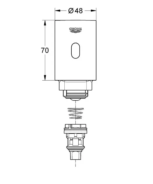 Grohe - Tectron - Közületi kiegészítők - 37427000 – 2. kép