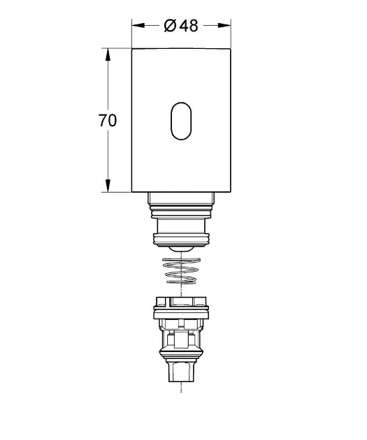 Grohe - Tectron - Közületi kiegészítők - 37428000 – 2. kép
