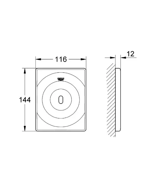 Grohe - Tectron Surf - Közületi kiegészítők - 37337001 – 2. kép