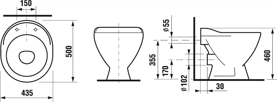 Jika - Mira - Közületi kiöntő - H8510460000001 – 2. kép