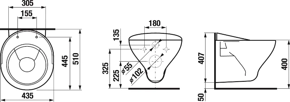 Jika - Mira - Közületi kiöntő - H8510490000001 – 2. kép