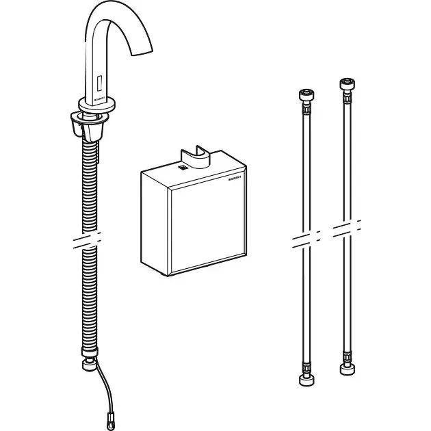 Geberit - Piave - Közületi mosdó csaptelep - 116.168.21.1 – 3. kép