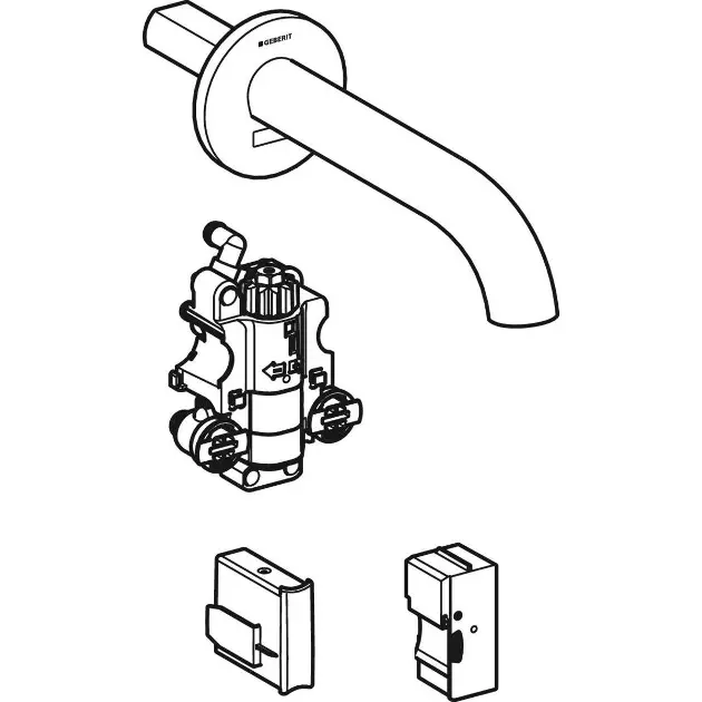 Geberit - Piave - Közületi mosdó csaptelep - 116.267.21.1 – 3. kép
