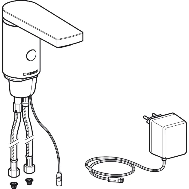 Geberit - Public - Közületi mosdó csaptelep - 116.146.21.1 – 3. kép