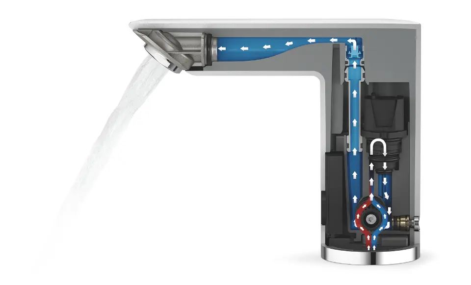 Grohe - Bau Cosmopolitan E - Közületi mosdó csaptelep - 36451000 – 6. kép