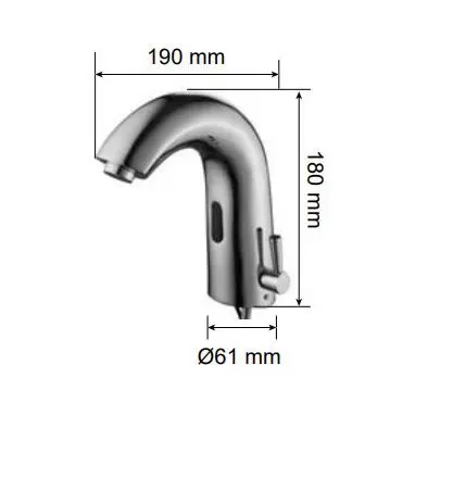 Jet Dryer - Sensor taps - Közületi mosdó csaptelep - 8596220009302 – 2. kép