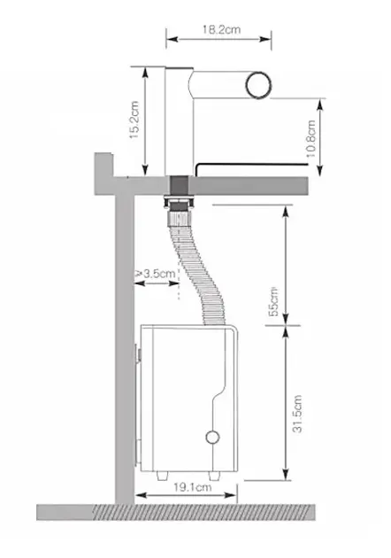 Jet Dryer - Sensor taps - Közületi mosdó csaptelep - 8596220013118 – 2. kép