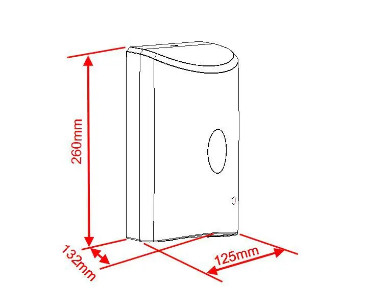Novaservis - Accessories for sanitary facilities - Közületi szappanadagoló - 69082,1 – 2. kép