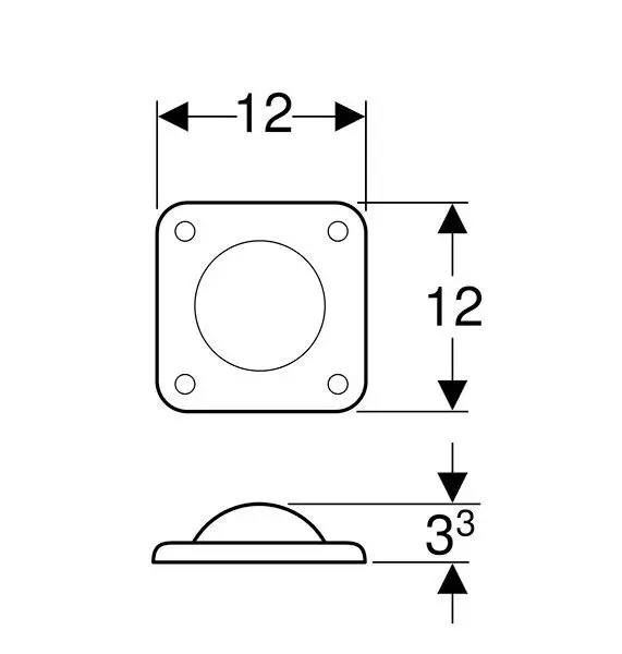 Geberit - Flush systems - Közületi WC - 115.939.00.1 – 2. kép