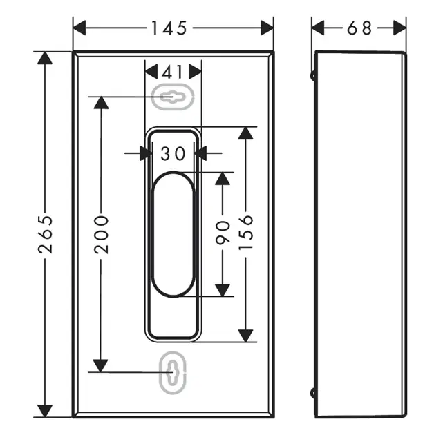 Axor - Universal Circular - Papírtörlő adagoló - 42873340 – 2. kép