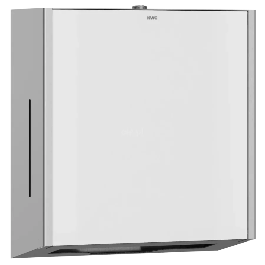 Franke - Fali papír kézörlő adagoló, fehér üveg fronttal - EXOS600W