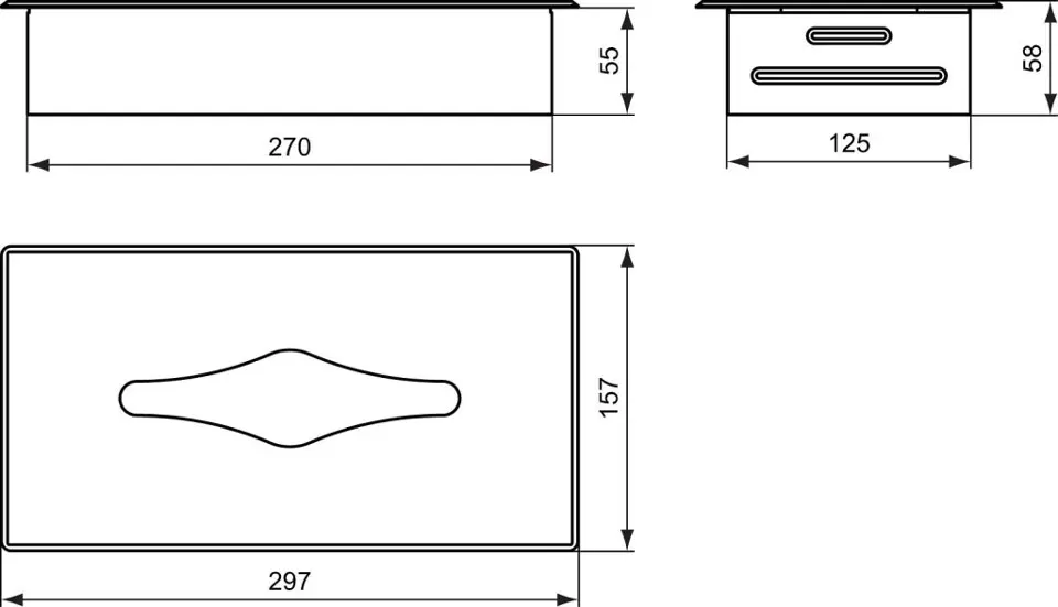 Ideal Standard - IOM - Papírtörlő adagoló - A9133MY – 2. kép