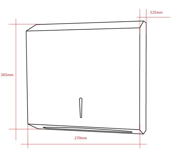 Novaservis - Accessories for sanitary facilities - Papírtörlő adagoló - 69089,4 – 2. kép
