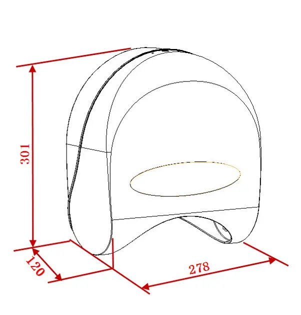 Novaservis - Accessories for sanitary facilities - Papírtörlő adagoló - 69094,1 – 2. kép