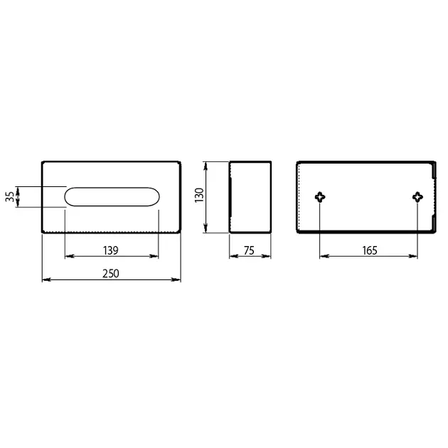 Sapho - Hotel accessories - Papírtörlő adagoló - 2308 – 2. kép