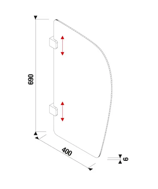 Jika - Split - Piszoár - H44J6010000001 – 2. kép