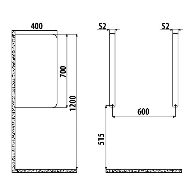 Sapho - Equipment and accessories - Piszoár - TP690 – 2. kép