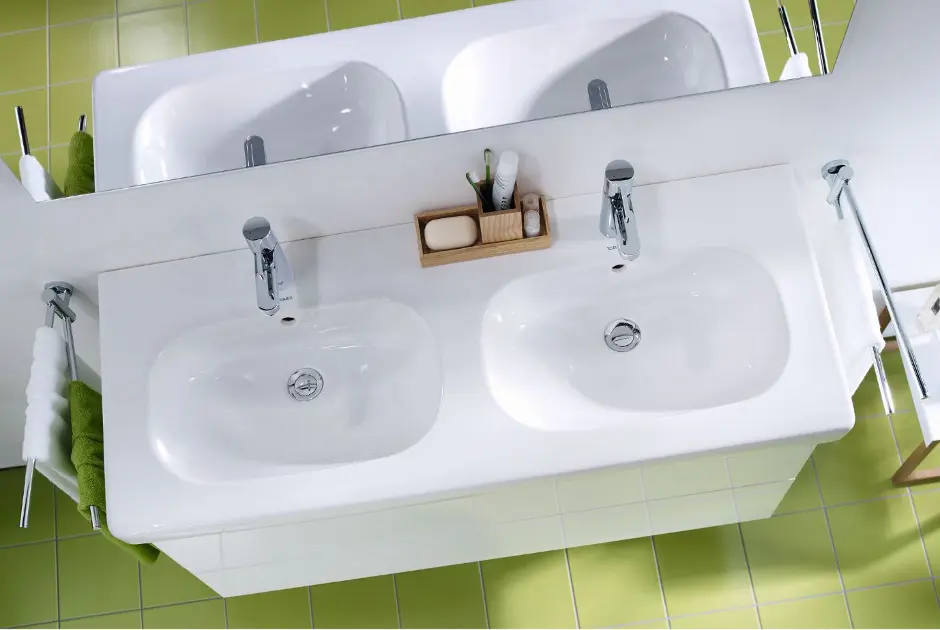Duravit - D-Code - Dupla mosdó - 03481200002 – 4. kép