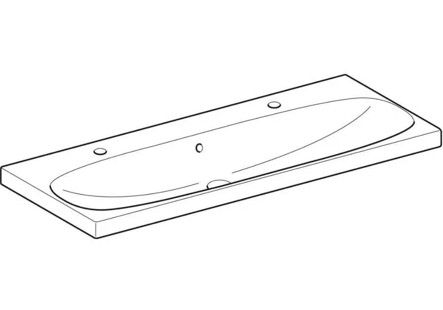 Geberit - Acanto - Dupla mosdó - 501.880.00.2 – 3. kép