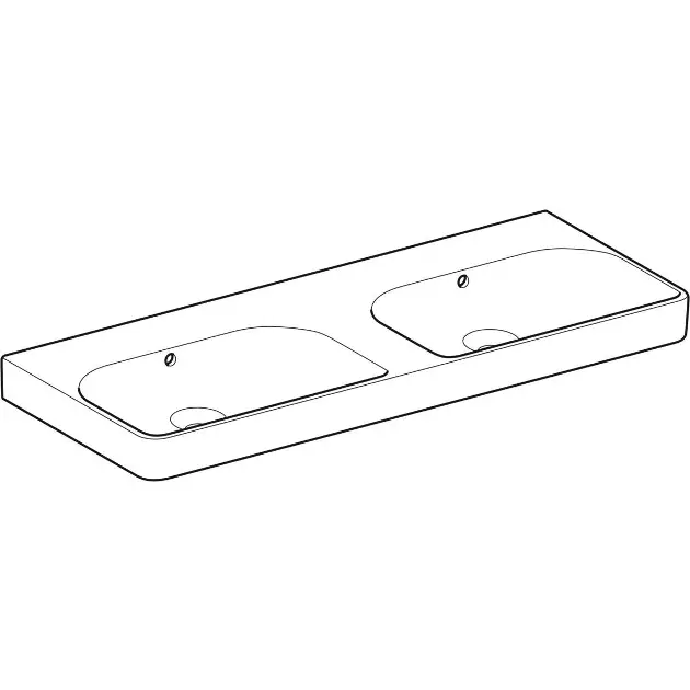 Geberit - Smyle Square - Dupla mosdó - 500.224.01.1 – 3. kép