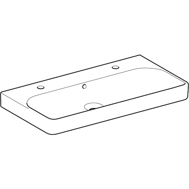 Geberit - Smyle Square - Dupla mosdó - 500.252.01.1 – 3. kép