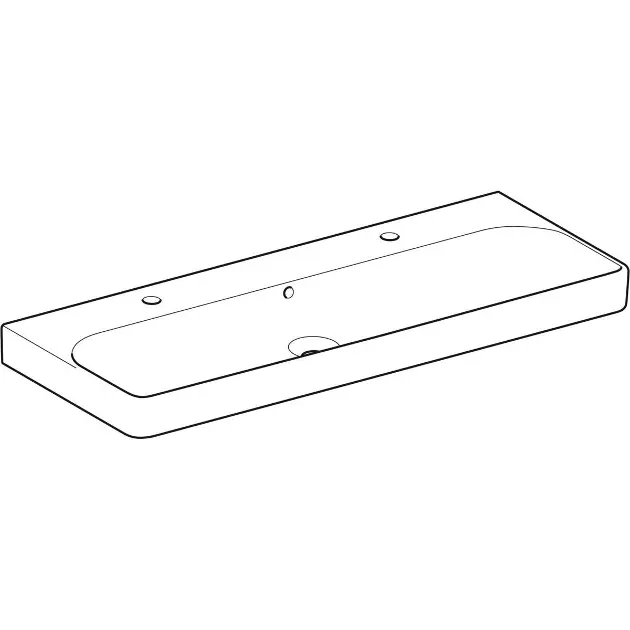 Geberit - Smyle Square - Dupla mosdó - 500.253.01.1 – 3. kép
