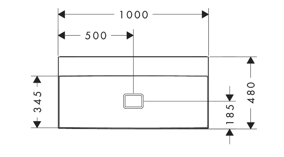 Hansgrohe - Xevolos E - Dupla mosdó - 61101450 – 2. kép
