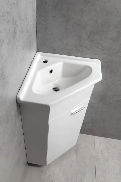 Aqualine - Sanitary ceramics - Kisméretű mosdó - 1601-40 – 3. kép