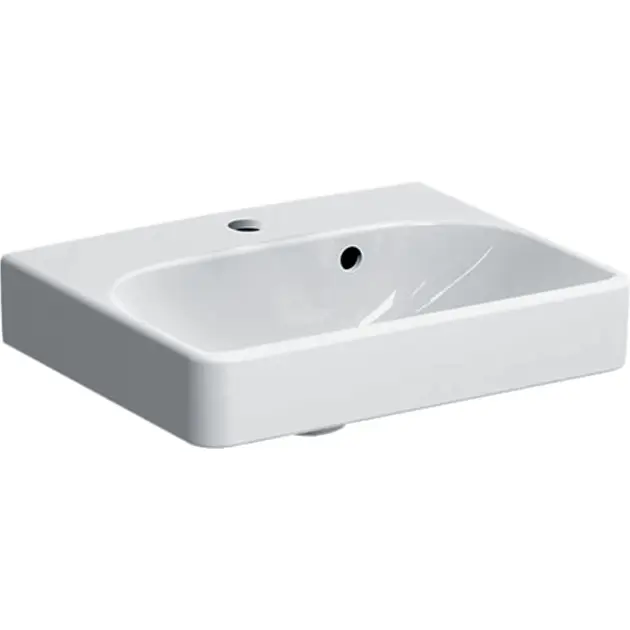 Geberit - Smyle Square - Kisméretű mosdó - 500.222.01.1