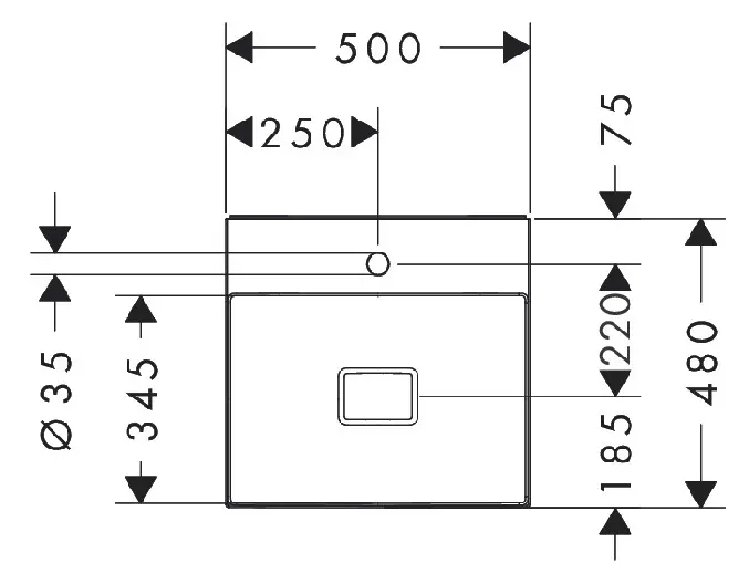 Hansgrohe - Xevolos E - Kisméretű mosdó - 61088450 – 2. kép