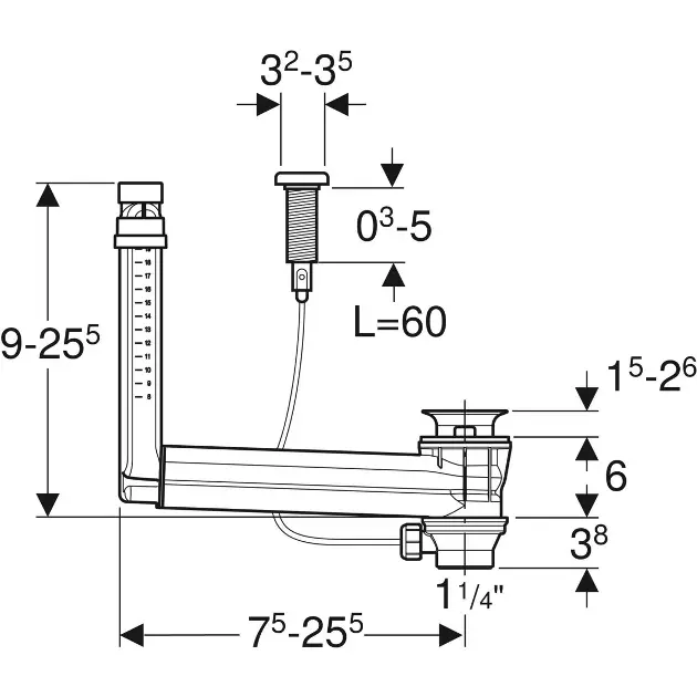 Geberit - Equipment and accessories - Mosdó szerelvények és kiegészítők - 152.019.00.1 – 2. kép