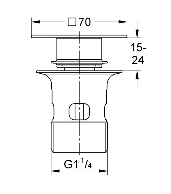 Grohe - Spare parts - Mosdó szerelvények és kiegészítők - 40565A00 – 2. kép