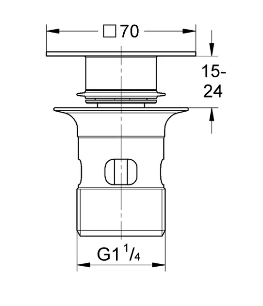 Grohe - Spare parts - Mosdó szerelvények és kiegészítők - 40565AL0 – 2. kép