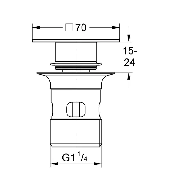 Grohe - Spare parts - Mosdó szerelvények és kiegészítők - 40565DC0 – 2. kép