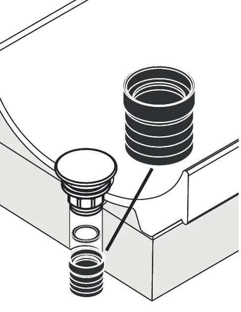 Hansgrohe - Mosdó szerelvények és kiegészítők - 56840000 – 2. kép