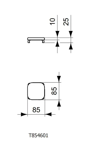 Ideal Standard - Strada II - Mosdó szerelvények és kiegészítők - T854601 – 2. kép