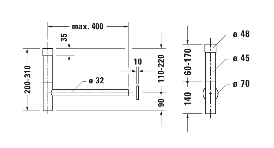 Duravit - Mosdó leeresztő - 0050524600 – 2. kép