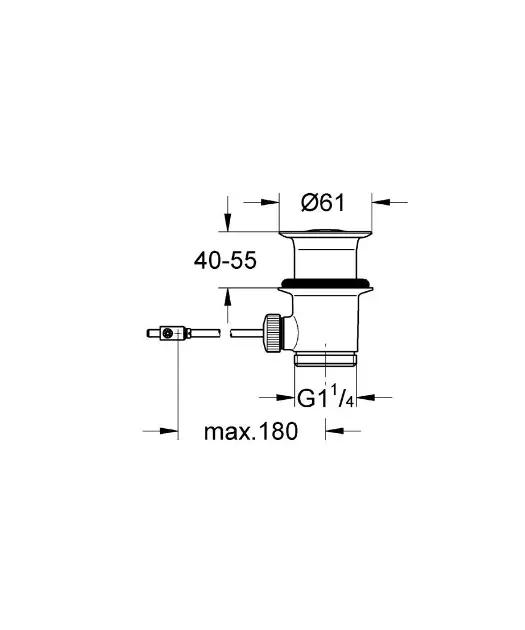 Grohe - Waste sets - Mosdó leeresztő - 28910000 – 2. kép