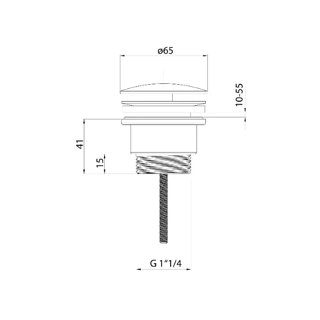 Sapho - Equipment and accessories - Mosdó leeresztő - 542.742.5PG – 2. kép