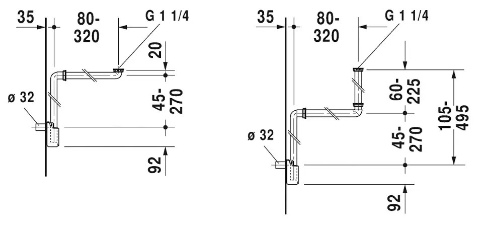 Duravit - Equipment and accessories - Mosdó szifon - 0050760000 – 2. kép