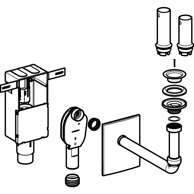 Geberit - Equipment and accessories - Mosdó szifon - 151.122.21.1 – 4. kép