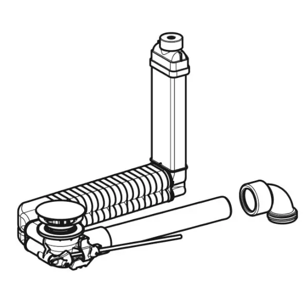 Geberit - Equipment and accessories - Mosdó szifon - 152.013.21.1 – 3. kép