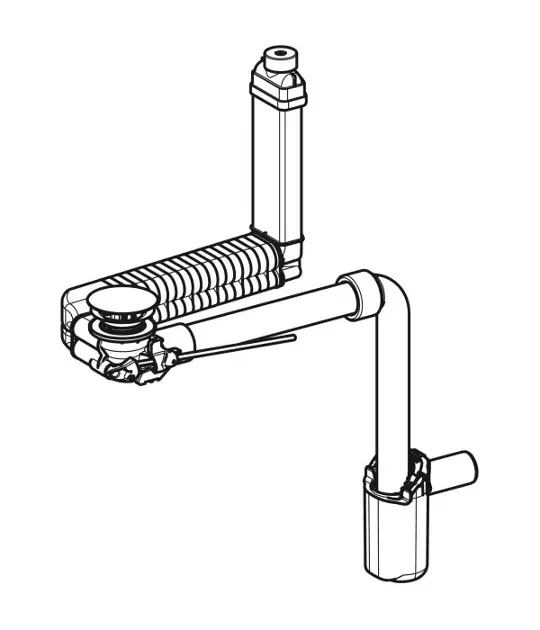 Geberit - Equipment and accessories - Mosdó szifon - 152.049.21.1 – 3. kép