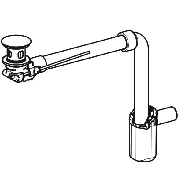 Geberit - Equipment and accessories - Mosdó szifon - 152.074.21.1 – 3. kép