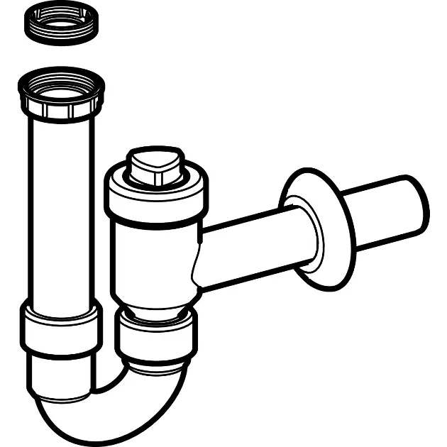 Geberit - Equipment and accessories - Mosdó szifon - 152.861.11.1 – 3. kép