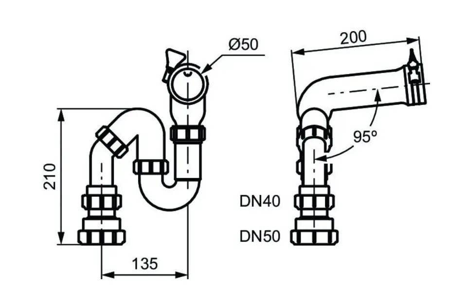 Ideal Standard - Contour 21+ - Mosdó szifon - E254967 – 2. kép