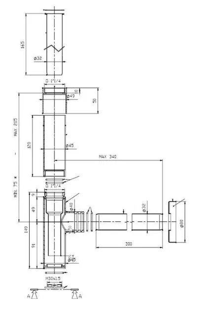 Roca - Equipment and accessories - Mosdó szifon - A506403110 – 2. kép