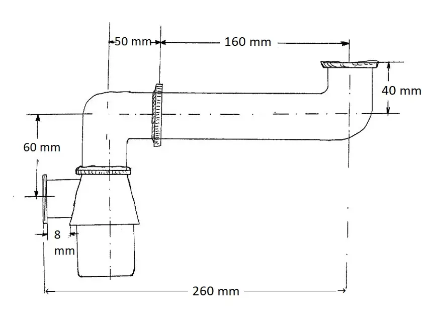 Villeroy & Boch - Waste traps - Mosdó szifon - 87100000 – 2. kép